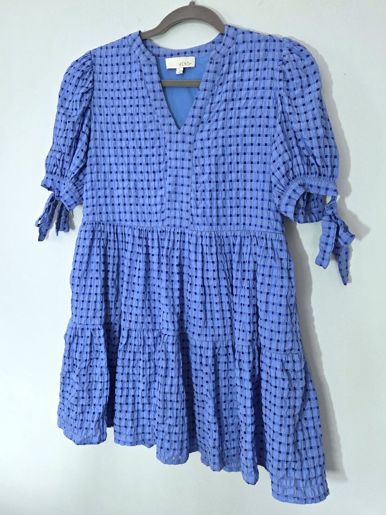 Pinch Blue Gingham Dress Size S